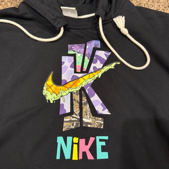 Nike Kyire Irving SpongeBob Hoodie~Size Large~Black - Picture 2 of 7